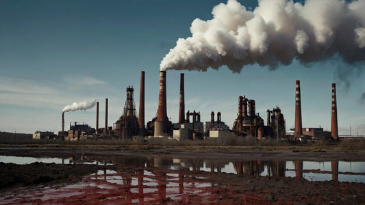 A dangerously polluting aluminum factory