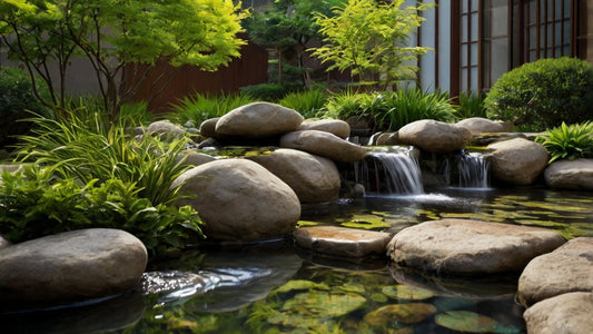 an intricately designed Feng Shui garden