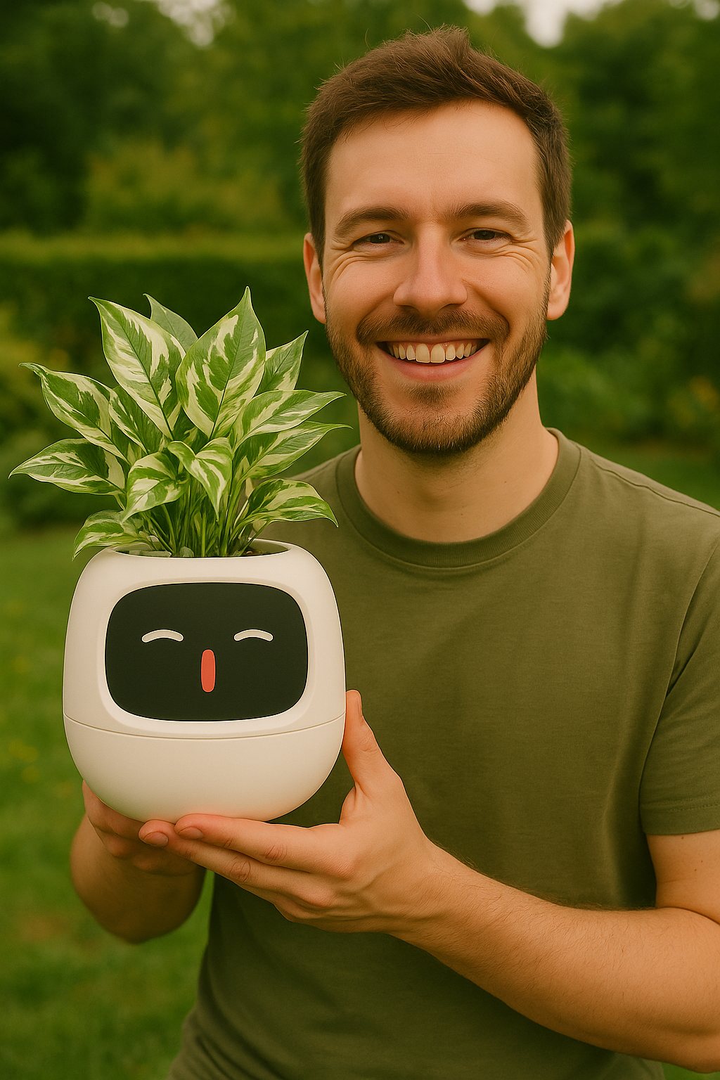 VelesRealm™ Ivy Smart Planter – KI-Pflanzenpflege