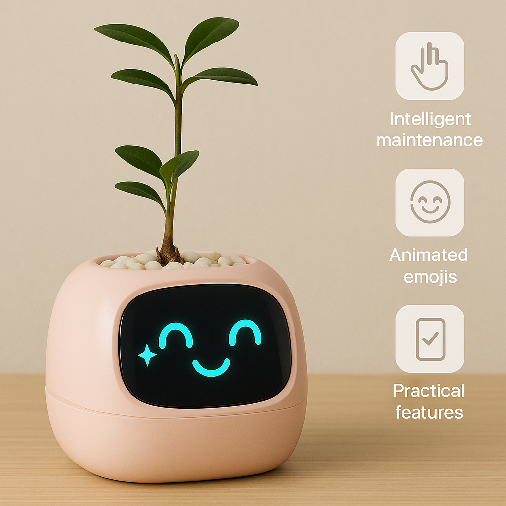 VelesRealm™ Ivy Smart Planter – KI-Pflanzenpflege