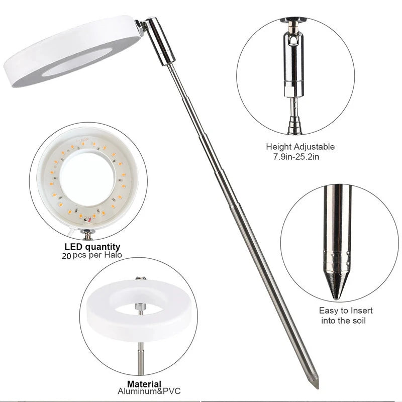 VelesRealm™ LED-Wachstumslampe – Vollspektrum, Timer