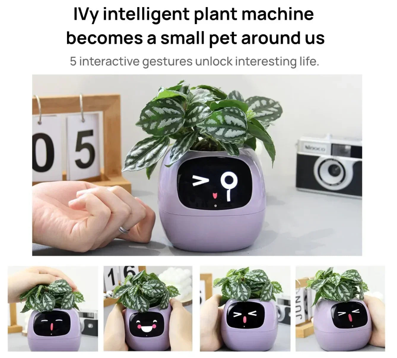 VelesRealm™ Ivy Smart Planter – KI-Pflanzenpflege