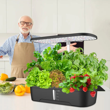 VelesRealm™ Smart Hydroponic Garden – 12 Löcher, LED-Anzeige