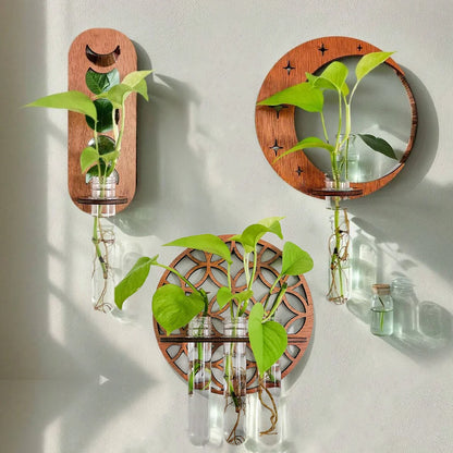 VelesRealm™ Mondphasen-Vermehrungsstation – Holz-Wandterrarium