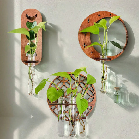 VelesRealm™ Mondphasen-Vermehrungsstation – Holz-Wandterrarium