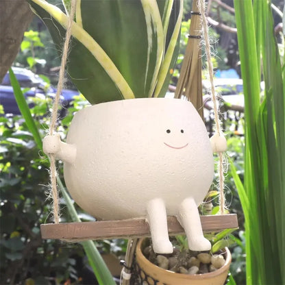 VelesRealm™ Swing Face Planter – Kreativer Wandtopf